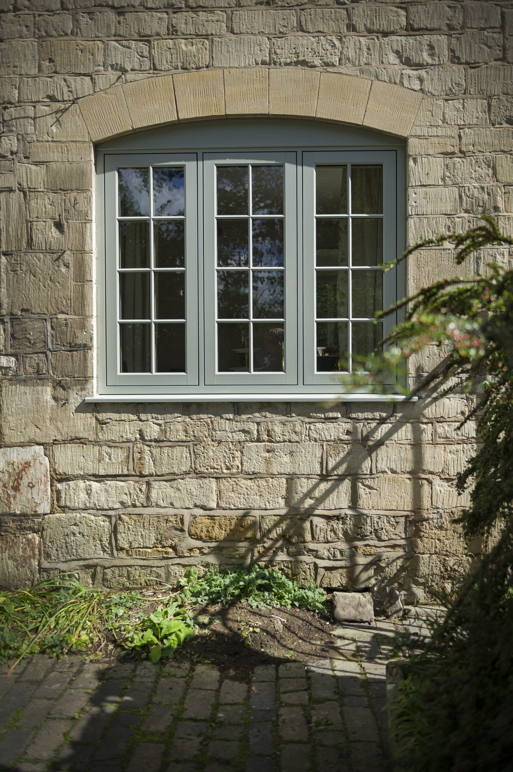 Arched and bay windows