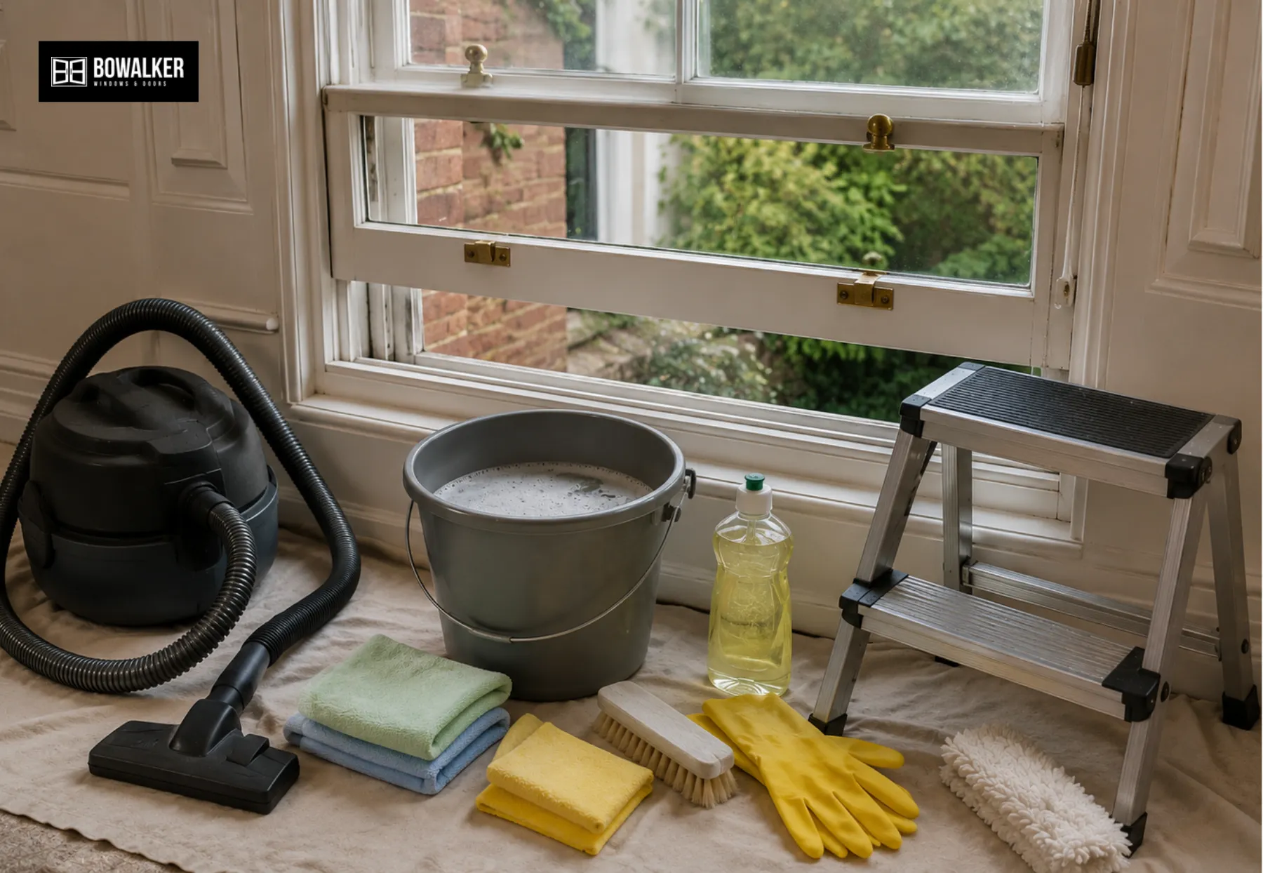 Gather Your Cleaning Equipment