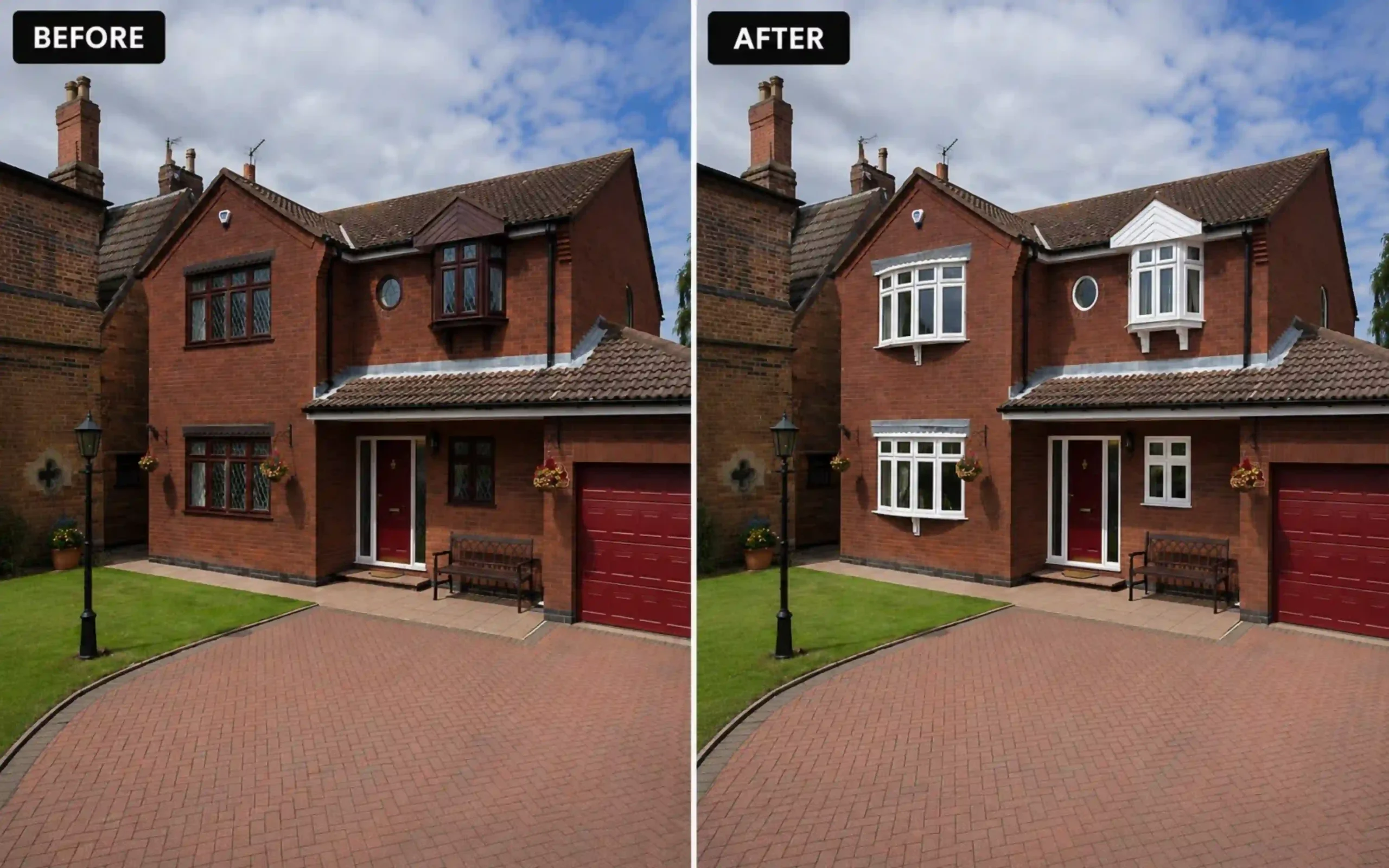 real installations_ before and after