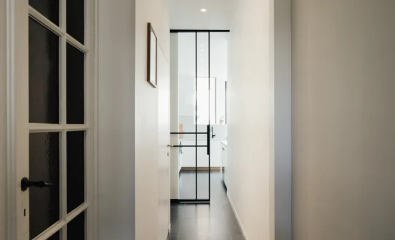internal glazed door