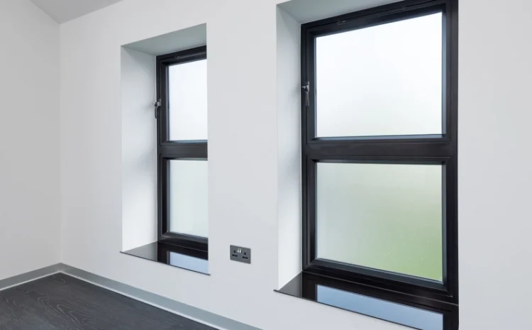satin glass windows